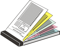 Carbonless Books with Perforation and Serial Numbering
