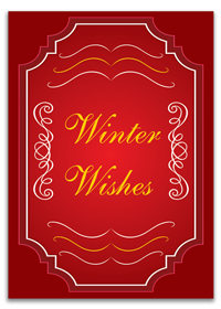 Personalized Winter Wished Cards Printing
