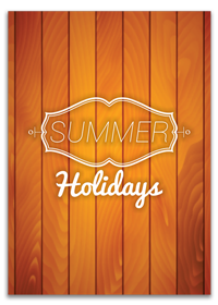 Personalized Summer Holidays Cards Printing