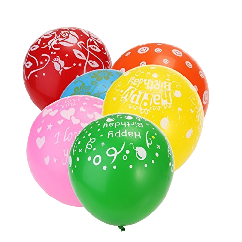 Custom Printed Balloons with various colors options