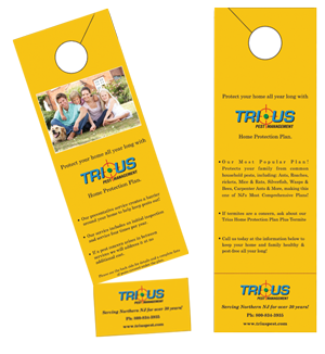 Door Hangers with Tear Off Coupons