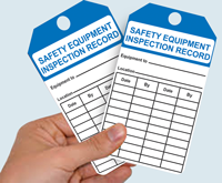 Custom Safety Inspection Cards Printing